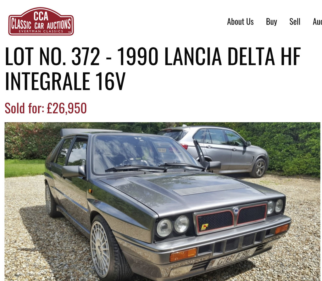Lancia Delta 2021 Auction Results