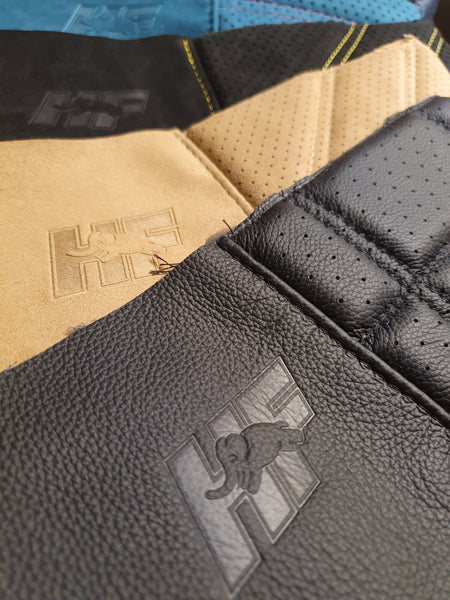 Lancia Delta HF integrale EVO Alcantara Leather options Martini, Camel, Giallo