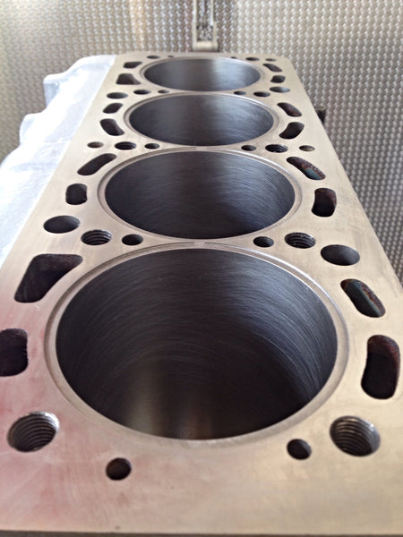 Lancia Delta HF engine block deck machined for fire rings