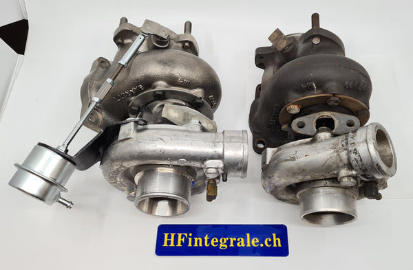 Lancia Delta HF integrale Garrett T3 Turbo also for 155 2.0 Q4 and Thema vs Stock Comparision
