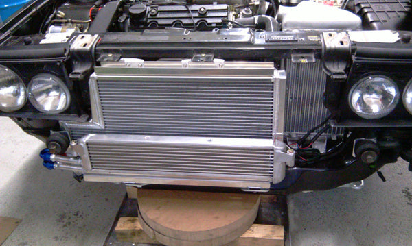 Lancia Delta HF integrale Safari Road Water Radiator Install