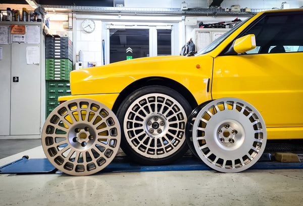 Lancia Delta HF integrale Forged Wheels Montecarlo OZ 9.0x17 Giallo Ginestra