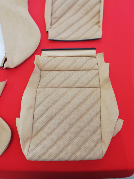 Lancia Delta HF integrale Alcantara beige Camel Seat Covers