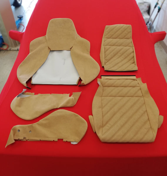 Lancia Delta HF integrale Alcantara beige Camel Seat Covers
