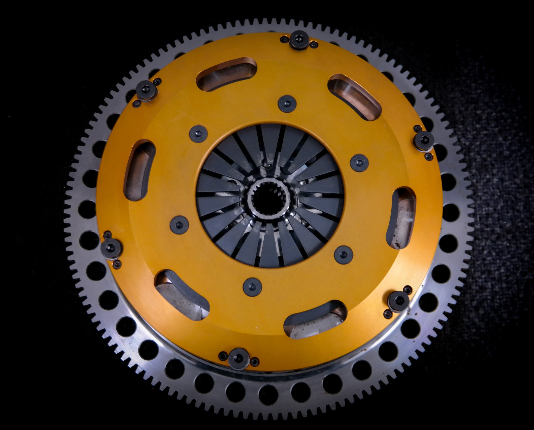 Lancia Delta HF twin disc clutch kit with flywheel