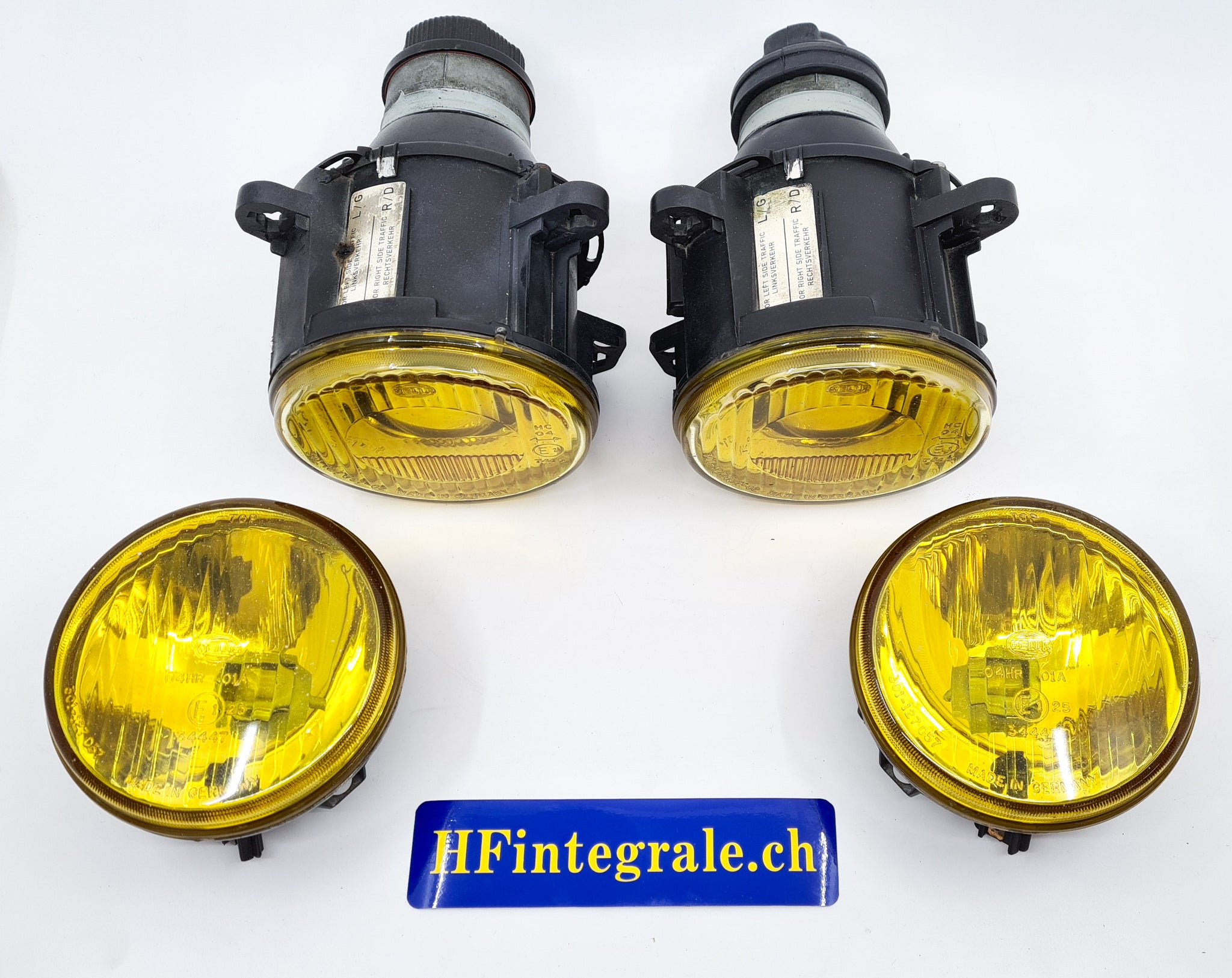 Lancia Delta HF integrale EVO yellow french headlights 