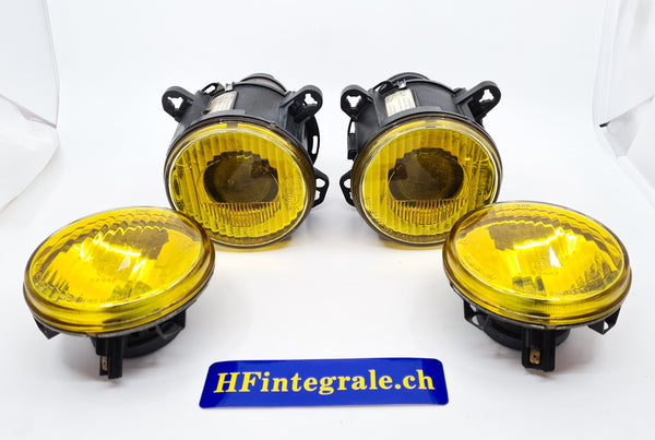 Lancia Delta HF integrale EVO yellow french headlights 