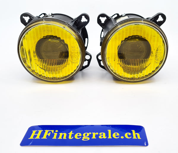 Lancia Delta HF integrale EVO yellow french headlights 