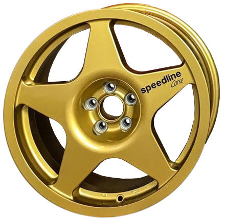 Lancia Delta Speedline Champion Wheels in 8x17 and gold color